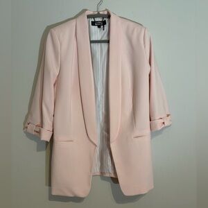 DKNY Blush Pink Open-Front Blazer - sz 6